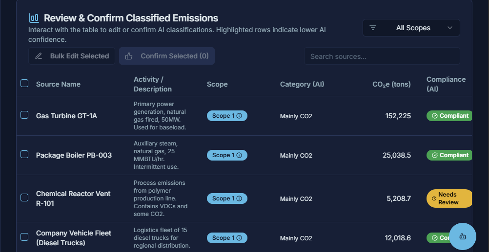 UI Screenshot for AI-Driven Data Ingestion & Classification